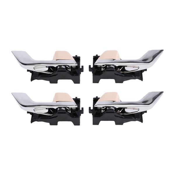 Set of 4 Door Handles Compatible with 2010-2017 Toyota Reiz