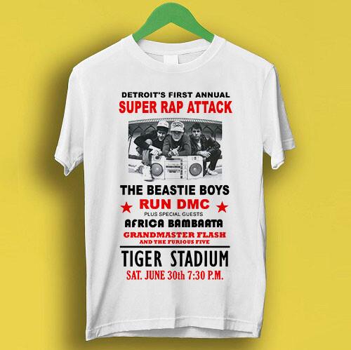 

26 Detroit Super Rap Attack Poster Retro Cool Gift Tee T Shirt P1287 Unisex T-Shirt XXXXL