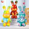 Acrylfarben-Set „Fluid Rabbit White Embryo“ für die Herstellung von handgefertigtem DIY-Spielzeug und kreativen Ornamenten – inklusive Flüssigmalerei-Set für „Fluid White Bear“.