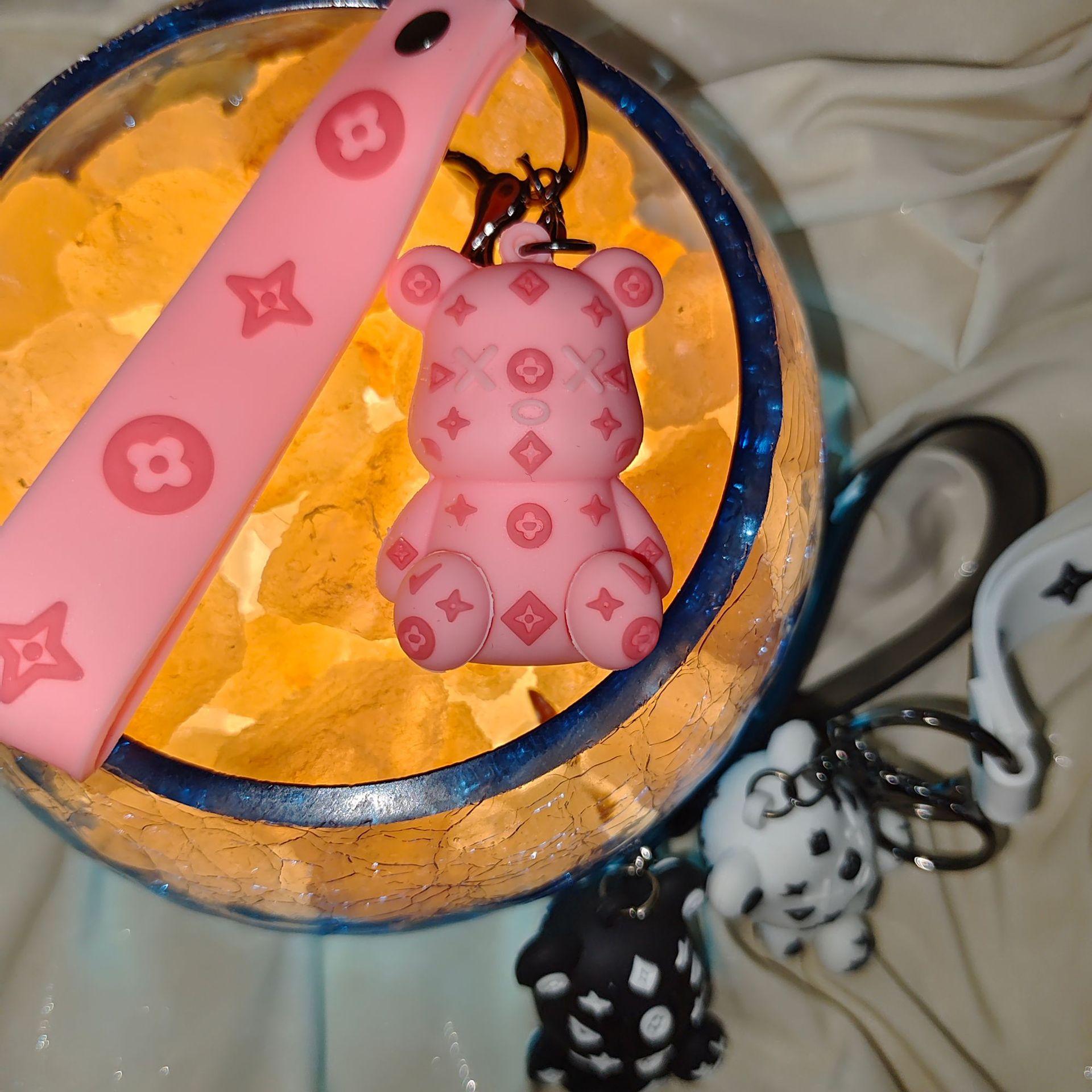 

Классический мультяшный милый брелок-подвеска для сумки One Size розовый