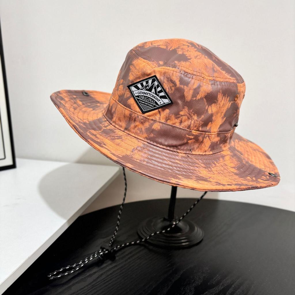 Outdoor Color Matching Travel Quick-drying Versatile Sunshade Bucket Hat Women's Sunscreen Mountaineering Fishing Hat Men's Basin Hat Trend