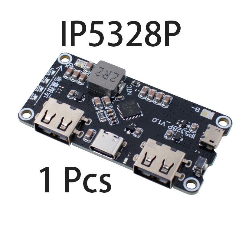 1/5/10/30/50Pcs IP5328P Power Bank Bidirectional Fast Charging Module Mobile Power Main Board 3.7V To 5V 9V 12V Step Up Boost