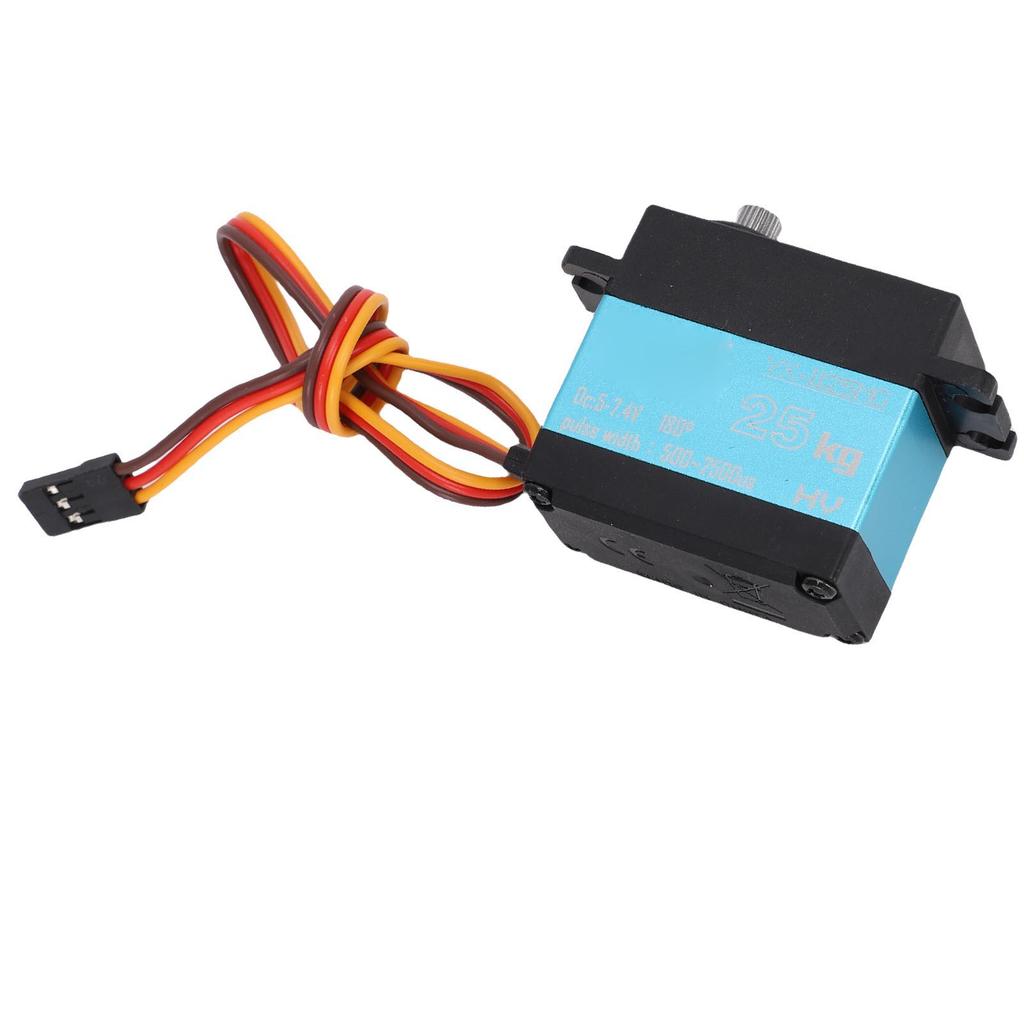 Digital Servo 25KG High Torsion 0 180 Degree Rotatable for 1 8 1 10 RC Crawler Car RV