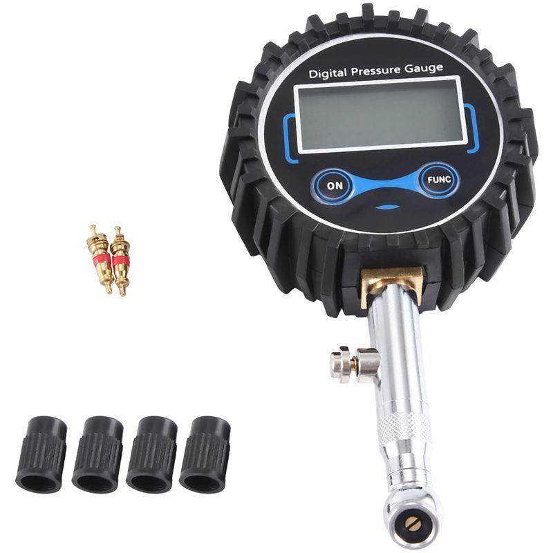 Authentic Digital Tire Pressure Gauge Black Automotive Supplies For Cars Tire Gauge Heavy-Duty Air Pressure Gauge