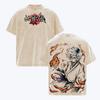 Anime tričko Gabimaru Vintage vyprané Oversized tričko Letní bavlněné tričko s krátkým rukávem Oblečení Pánské oblečení