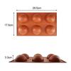 Semi Sphere Silicone Baking Mold for Baking 3D Bakeware Chocolate Half Ball Sphere Mold Cupcake Pan Cake DIY Muffin Kitchen Tool