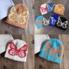 Knitted Butterfly Faux Mink Hat For Women Winter Warmth And Windproof Comfort