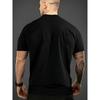 European Size Men'S Trendy Short-Sleeve Casual Sports T-Shirt Featuring a White Rabbit Print, Comfortable Regular Fit, And Round Neck, Outdoor Wear