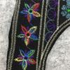 Embroidery Color Lace Collar Ethnic Style Diy Lace-Up Lace False Collar Dress Accessories