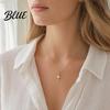 Versatile Style Necklace Mini Eight-Pointed Star for Women Rhinestone Polished