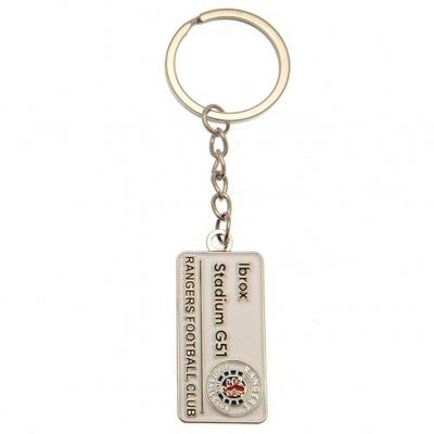Street Sign Embossed Keyring