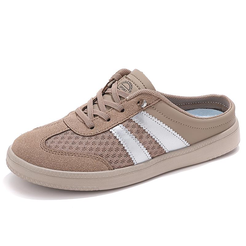 

Breathable Mesh Women s Flats Slip-on Loafers Soft Sole Comfort Casual Walking Shoes Size 35-42 42 хакі