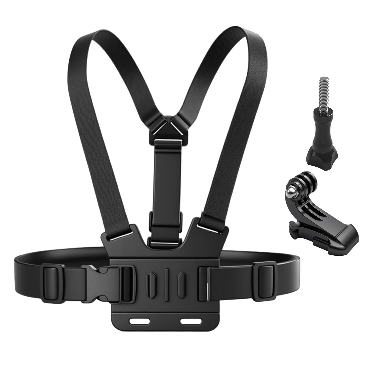 Mobile Phone Bracket Fixed Camera First Angle Live Broadcast Phone Chest Strap Mount Kit for Cellphone Sports Camera Accessories