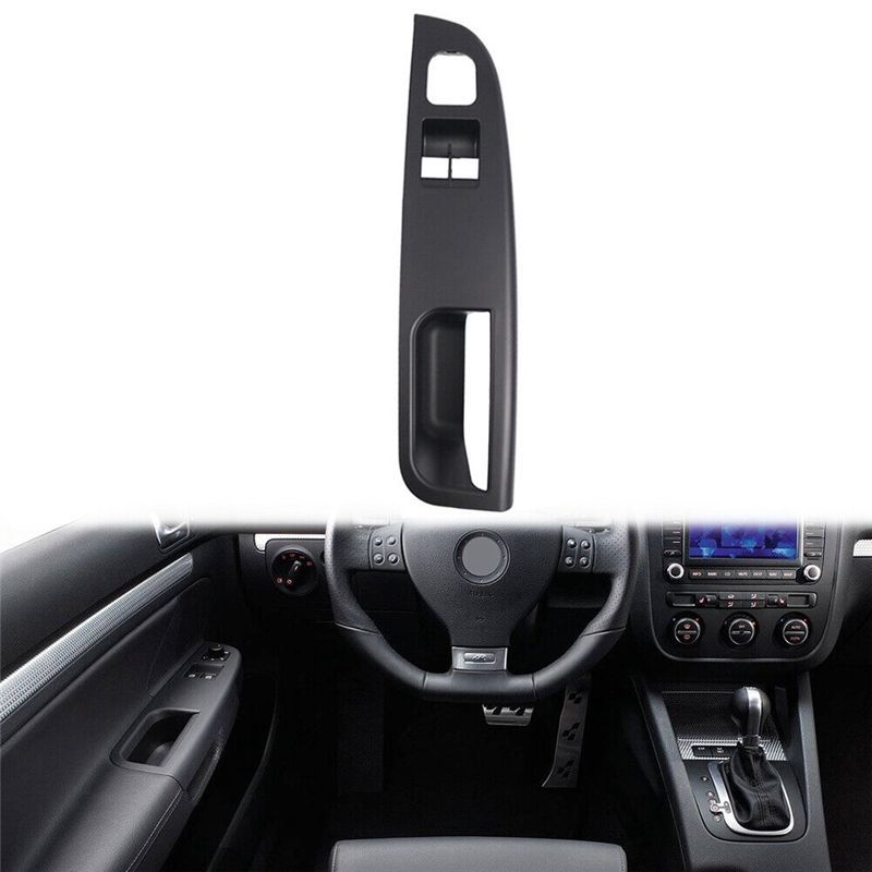 AA92-1 PCS LHD Front Door Window Switch Bezel Panel Replacement Parts For VW Golf & GTI 2004-2009 1K3868049B