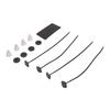Automotive Fan Mounting Kit Universal Electric Radiator Fan Mount Kit Transmission Cooler Installation Set with Zip