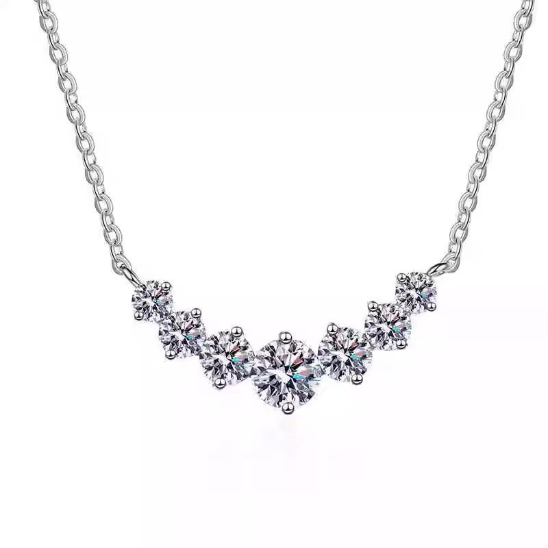 Women's Diamond Zircon Electroplated Choker Necklace – Elegant Fashion Pendant