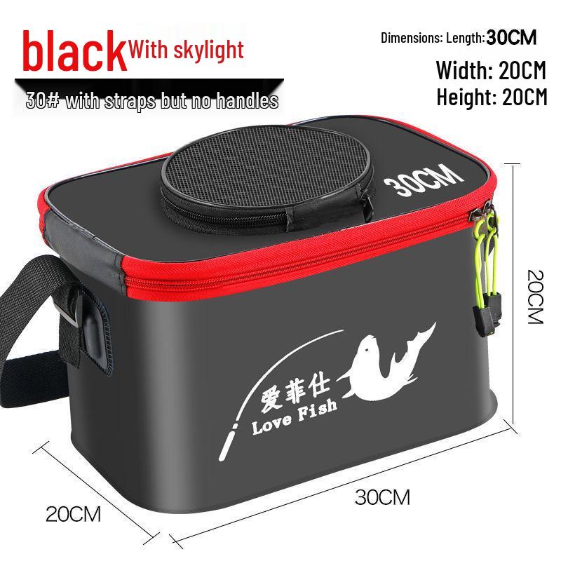 Găleată Pliabilă Multifuncțională din EVA pentru Păstrarea Peștelui - Geantă Grosă pentru Pește cu Livrare Gratuită