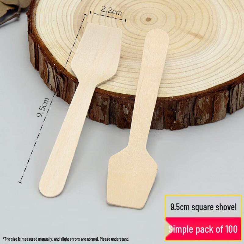 Biodegradable Disposable Ice Cream Wooden Spoons