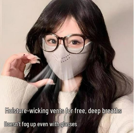 Warme Damenmaske aus australischem Samt - Winddicht & Kältefest, Exklusiv 0.01 für Zwei