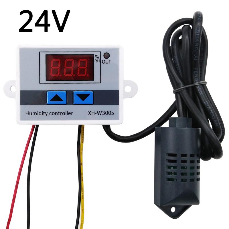 Efficient Digital Humidity Controller with Hygrometer Functionality for Adjustable Humidity Levels Multiple Voltage Options