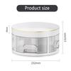 Rotating Spice Storage Holder Large Capacity Spice Storage Case Kitchen Supplies