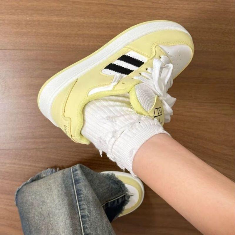 

Light yellow color scheme country niche bread shoes women ins autumn new student versatile casual women s board shoes 40