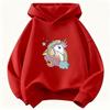 Fashion Rainbow Unicorn Hoodie Kids Children's Sweatshirt Cute 90s Hoody for Boys Girls Autumn Winter Casual Hoodies Pullover