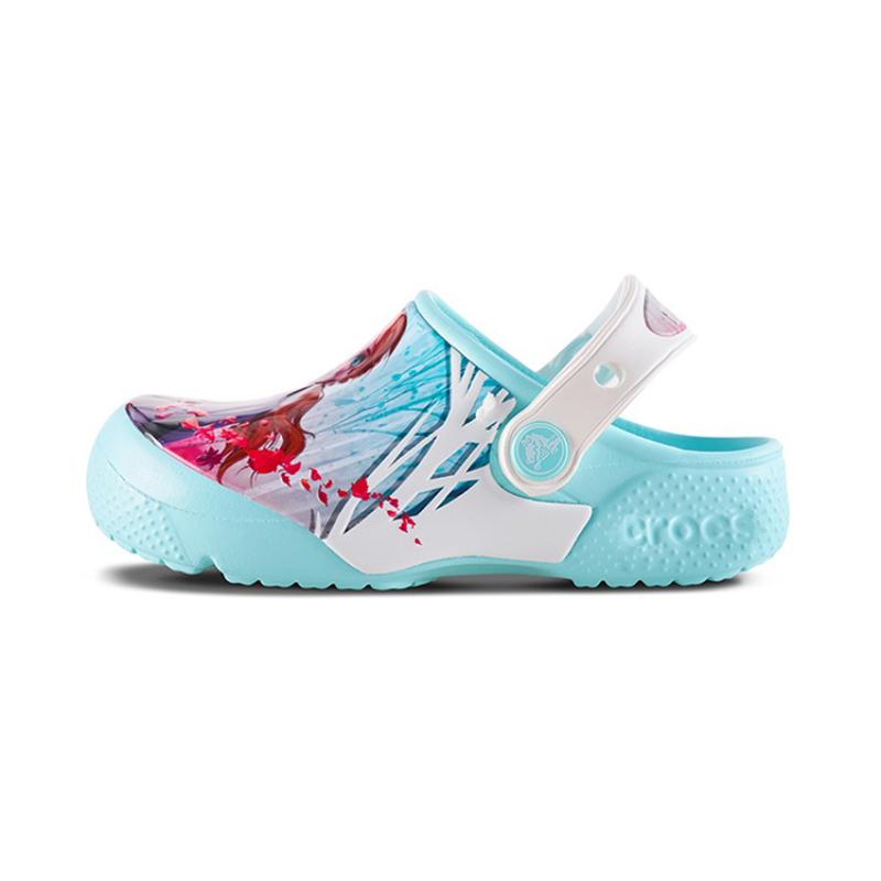 Crocs Fun Academy Frozen 2 Beach Sandals Ice Blue Kids