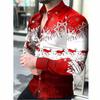 Moda Masculina Europea y Americana de Nuevo Estilo 2026 Camisas de Manga Larga con Estampado de Animales, Tops Casuales para Hombre.