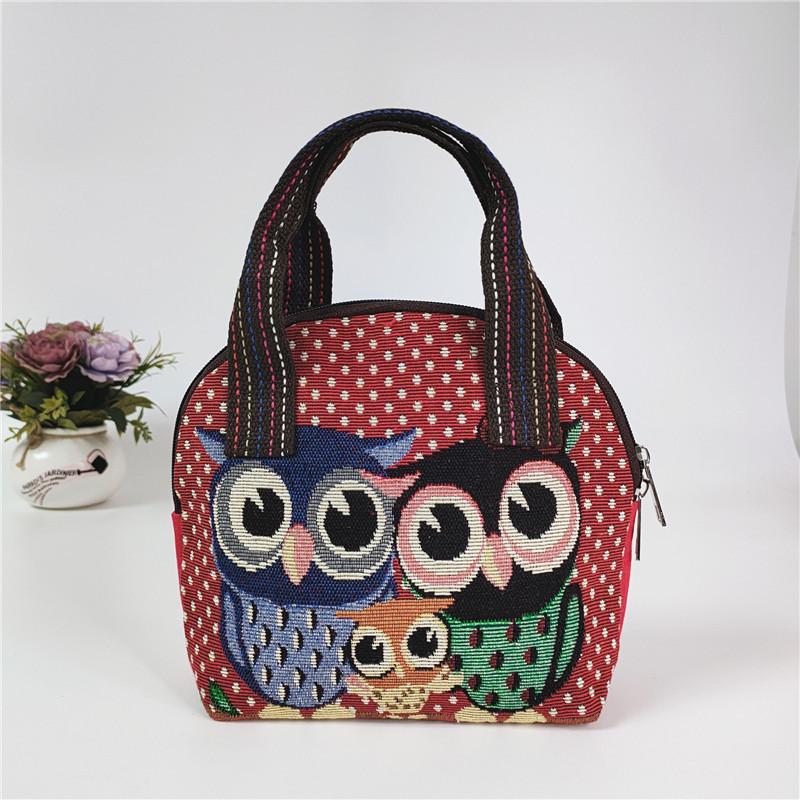 2025 Ethnic Style Embroidered Shell-Shaped Canvas Handbag: Cell Phone, Coin, and Shopping Bag