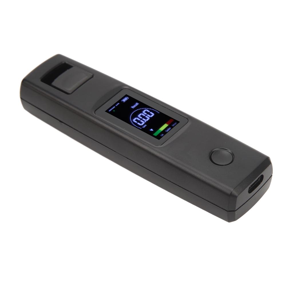 Portable Alcohol Tester with LED Screen 200mah 3 Colors Indicating Accuracy Breath Alcohol Detector