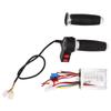 Brushed Controller Throttle Grip Set 36V 350W Good Heat Dissipation 3 Speed E Bike Motor Controller