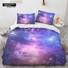 Galaxy Duvet Cover Twin King Size For Teens Boys Starry Sky Bedding Set Microfiber Outer Space Theme Decor Comforter Cover