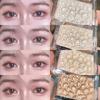 Highlighter Palette Polarisierte Glitter Lidschatten Pulver Make-Up Gesicht Körper Schimmer Glänzende Kosmetik