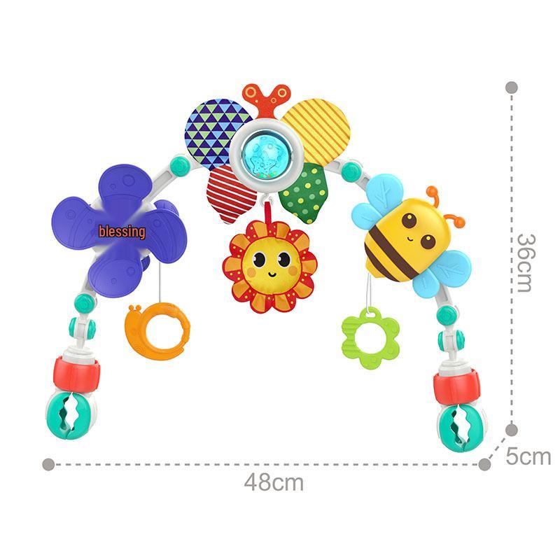 Crab Mobile & Rattle for Infants & Toddlers: Soothing, Educational Bed & Stroller Toy for Babies 0-1 Year Old