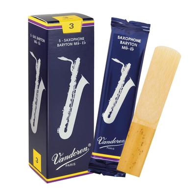 Vandoren Baritone Sax Reed 3 Strength 5pcs