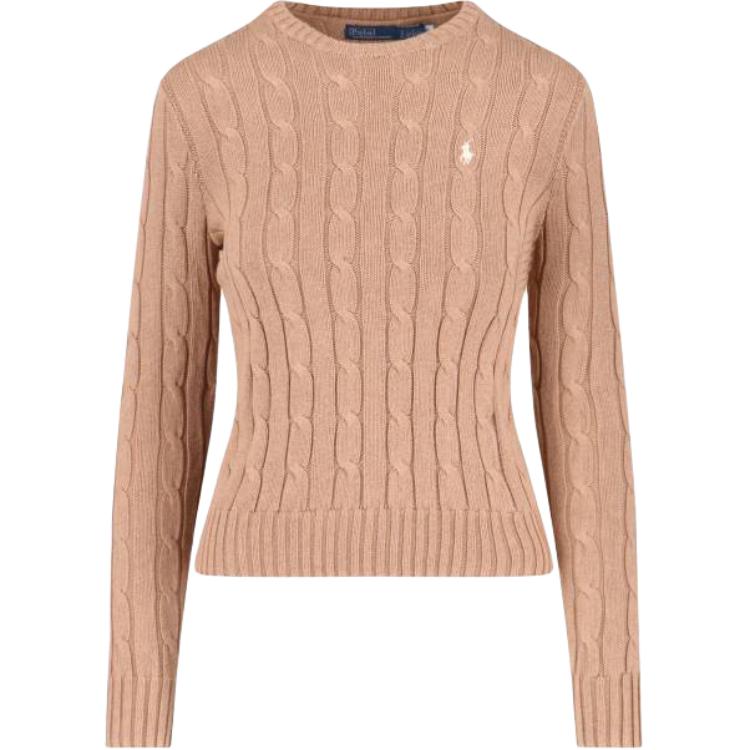 Polo Ralph Lauren Round Neck Long Sleeve Solid Color Sweater Women Sweater 211971795002