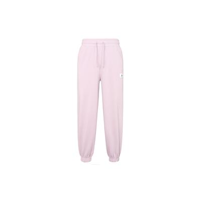 Flight Solid Color Logo Side Pocket Elastic Drawstring Cuffed Sweatpants Women Bottoms Ice-Lavender DQ4608-576