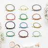 Unisex verstellbares Stahlseil-Armband mit Titan-Verschluss Stilvolles Armband Minimalistischer Partner-Schmuck für Männer Frauen