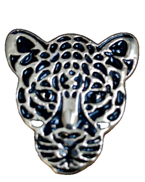 @ Lion Face Shaped With Stone Brooch Pin White Color For Men Zr942-60%Off