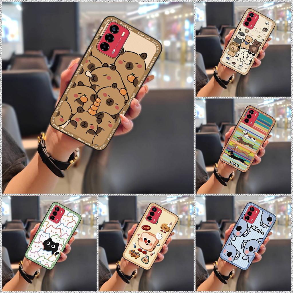 TPU Soft case Phone Case For ZTE Blade V40 Vita/A72 Phone Pouch Anti-knock Cartoon Dirt-resistant Full wrap Anti-dust