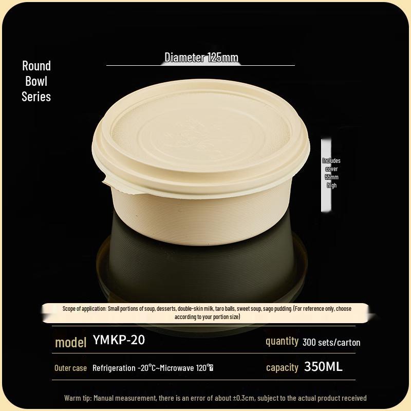 

COFLYEE Biodegradable Corn Starch Food Containers