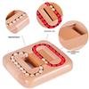 Flat Ball Maze & Kongming Lock: Adult Wooden Puzzle Toy for Intelligence & Science Education