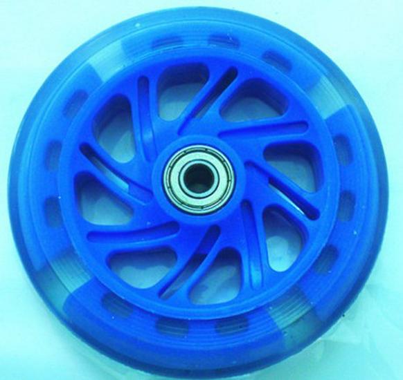 120x24MM PU Flashing Wheels for Children's Frog Scooter