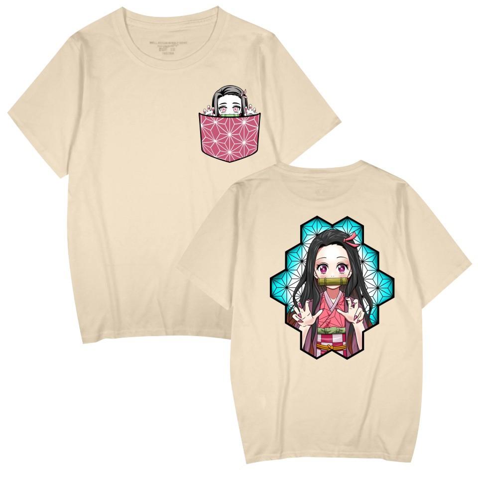 

Japan cartoon comics Demon Slayer anime print short-sleeved T-shirt for men and women casual sportswear 0045 4XL