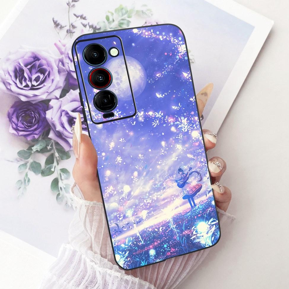 Handyhülle Für Tecno Camon 18P Hülle CH7 Süße Katze Mode Lustig Bemalt Fundas Für Tecno Camon 18P Gehäuse