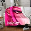 Customizable KPop Demon Hunters21 Throw Blanket – Personalized Name, All-Season Cozy Snug Blanket, Machine Washable, Personalized Blanket