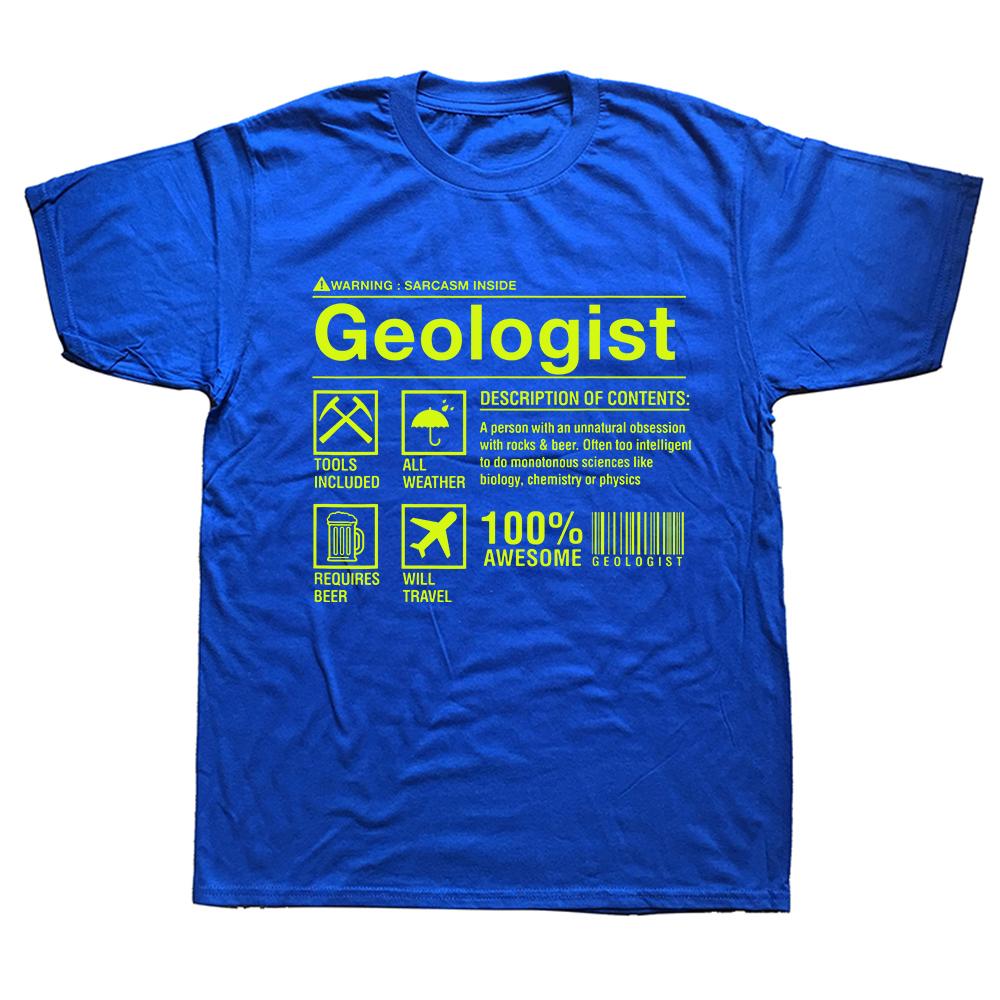 Funny Geologist Composition Geology Student T Shirts Streetwear Short Sleeve Birthday Gifts Summer Style T-shirt Mens Clothing