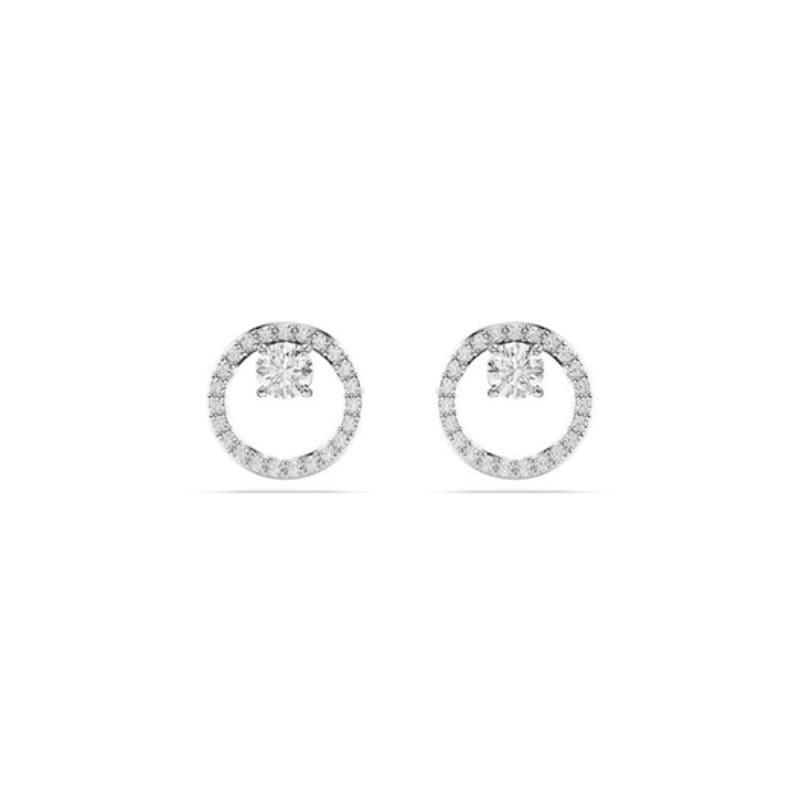 Constella Rhodium Stud Earrings 5692262