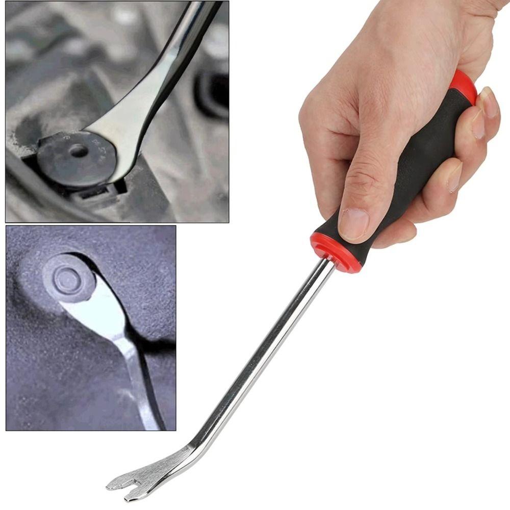 Chrome Vanadium Steel Car Door Panel Fastener Nail Puller Fastener Screwdriver  Open Pry Tool